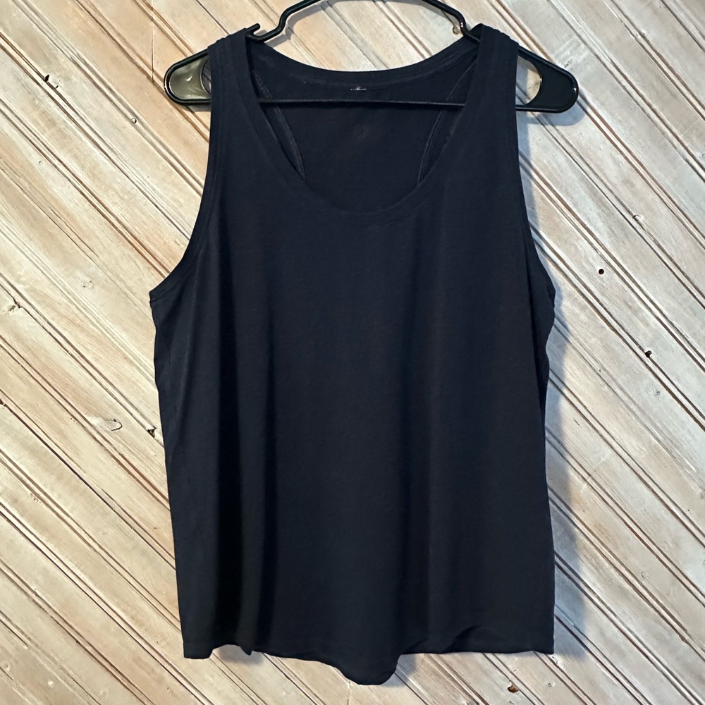 lululemon athletica Navy Blue Soft Basic Tank Top Racerback Neutral
